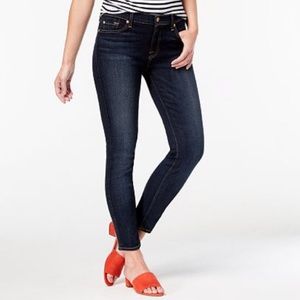 7 for all mankind dark wash denim jeans